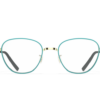 BLACKFIN CATALINA LIGHT GOLD/DEEP TURQUOISE RIMS