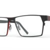 BLACKFIN COMPTON MATT BLACK/FLUO RED - Imagen 2