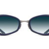 MATSUDA 10616H Matte Navy - Antique Silver Lens Blue Gradient