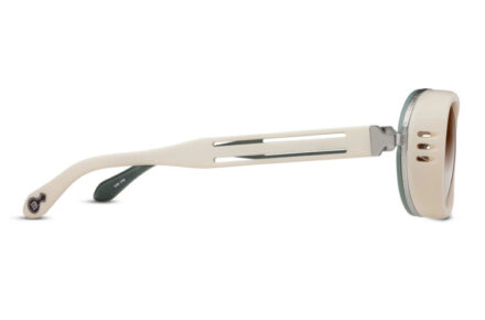 MATSUDA 10616H Milk White – Palladium White Lens Brown Gradient