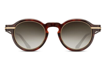 MATSUDA M2050 Dark Tortoise – Antique Gold Lens Brown Gradient