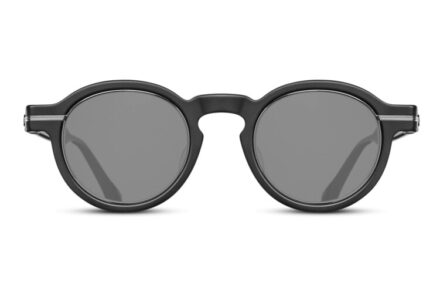 MATSUDA M2050 Matte Black – Ruthenium Lens Grey