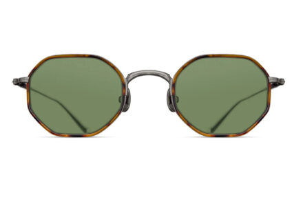 MATSUDA M3086-I Antique Silver – Tortoise Lens Sage Green