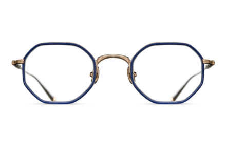 MATSUDA M3086-I Brushed Gold – Navy