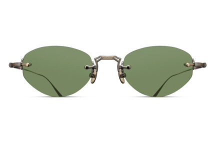 MATSUDA M3105-E Antique Gold Lens Almond Sage Green