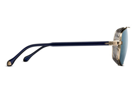 MATSUDA M3111 Brushed Gold Lens Blue Grey