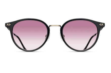 MATSUDA M3114 Antique Gold – Black Tortoise Lens Pink Gradient