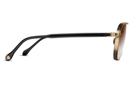 MATSUDA M3116 Brushed Gold – Black Lens Brown Gradient