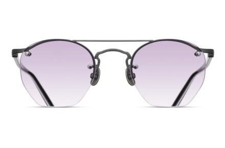 MATSUDA M3117 Matte Black Lens Café Violet Gradient