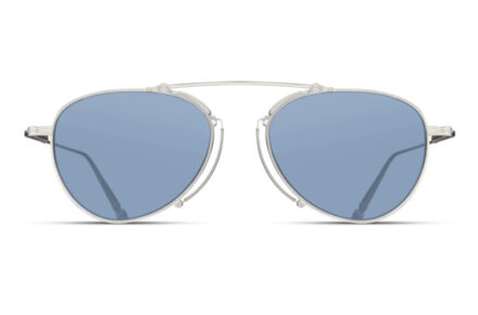 MATSUDA M3130 Palladium White Lens Cobalt Blue