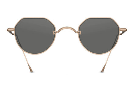 MATSUDA M3132 Matte Gold Plate Lens Grey