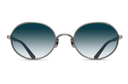 MATSUDA M3137 Antique Silver – Blue Lens Blue Gradient