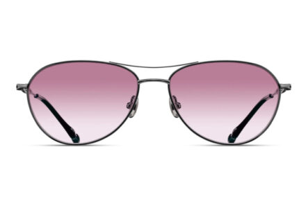 MATSUDA M3139 Ruthenium Lens Pink Gradient