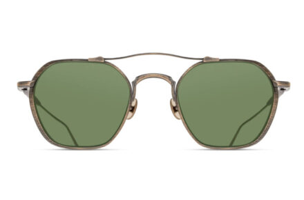 MATSUDA M3145 Antique Gold Lens Sage Green