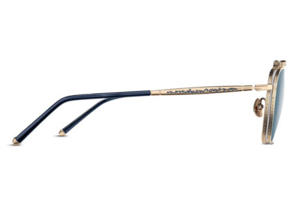 MATSUDA M3148 Brushed Gold Lens Blue Grey