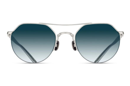 MATSUDA M3141 Palladium White Lens Blue Gradient