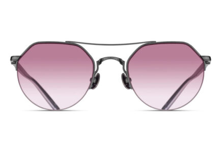 MATSUDA M3141 Ruthenium Lens Pink Gradient