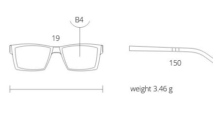 BLACKFIN  AERO LOOP B3-P2 SHINY LIGHT GOLD 1806