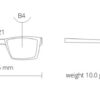 BLACKFIN  FLOWER CAVE BLUE/GRADIENT BLUE ACETATE 1119 - Imagen 3